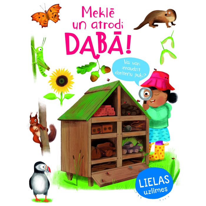 Dabā! Meklē un atrodi (lielas uzlīmes)