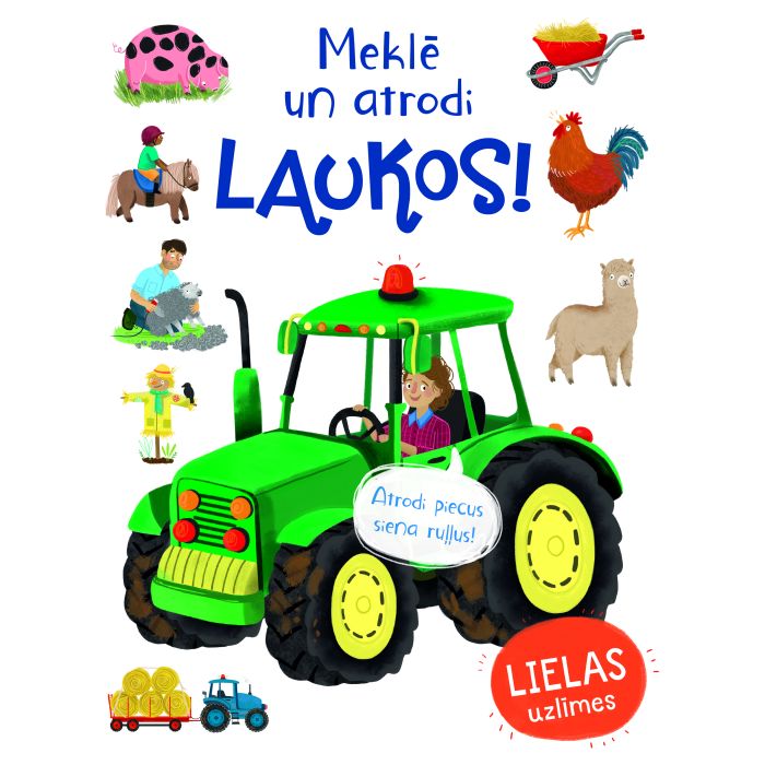 Laukos! Meklē un atrodi (lielas uzlīmes)