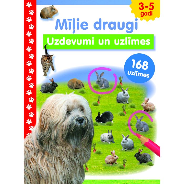 Mīļie draugi. Uzdevumi un uzlīmes