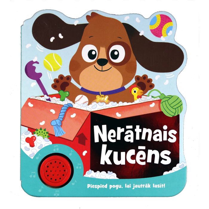 Nerātnais kucēns (ar skaņu pogu)