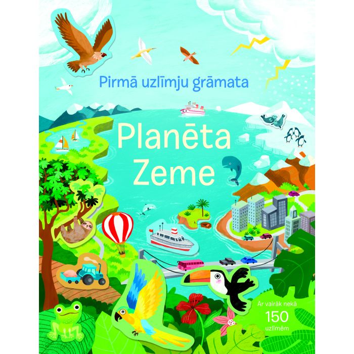 Planēta Zeme. Pirmā uzlīmju grāmata