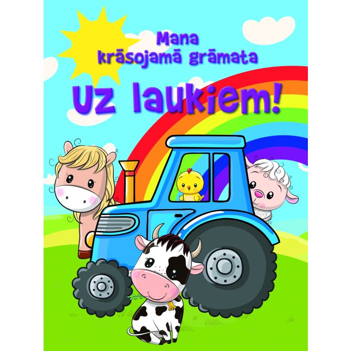 Uz laukiem! Mana krāsojamā grāmata