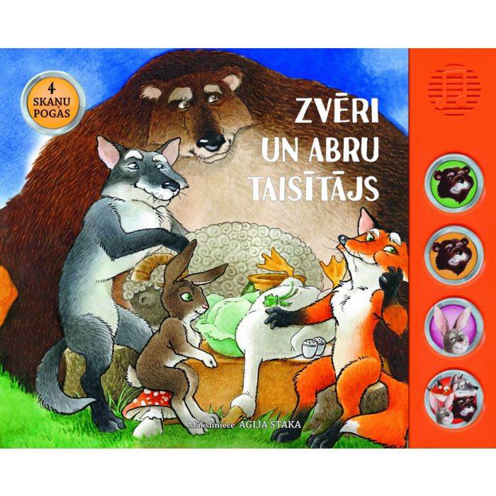 Zvēri un abru taisītājs. 4 skaņu pogas