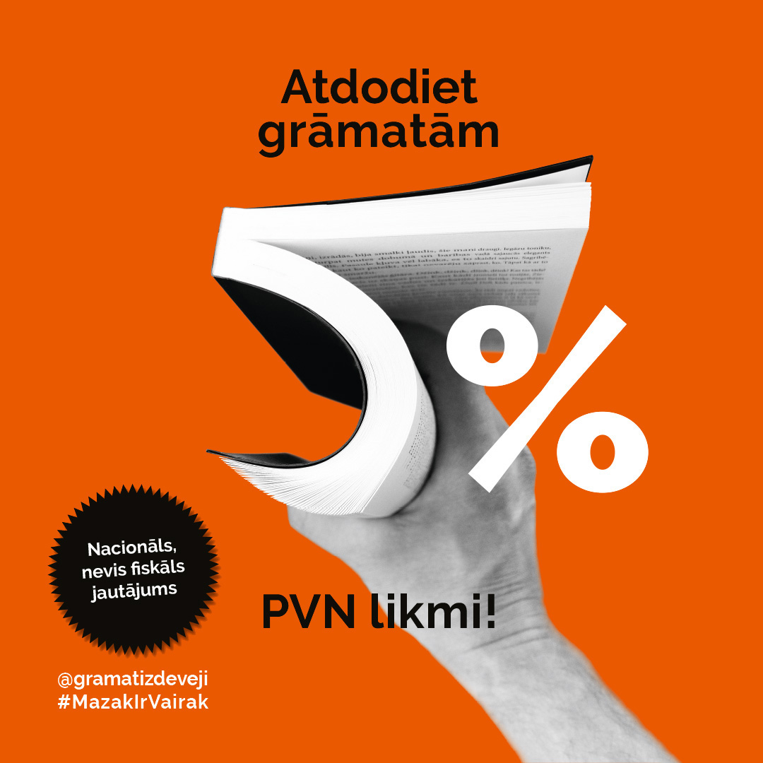 Grāmatnīcu logos rīkos akciju par 5% PVN likmes ieviešanu grāmatām