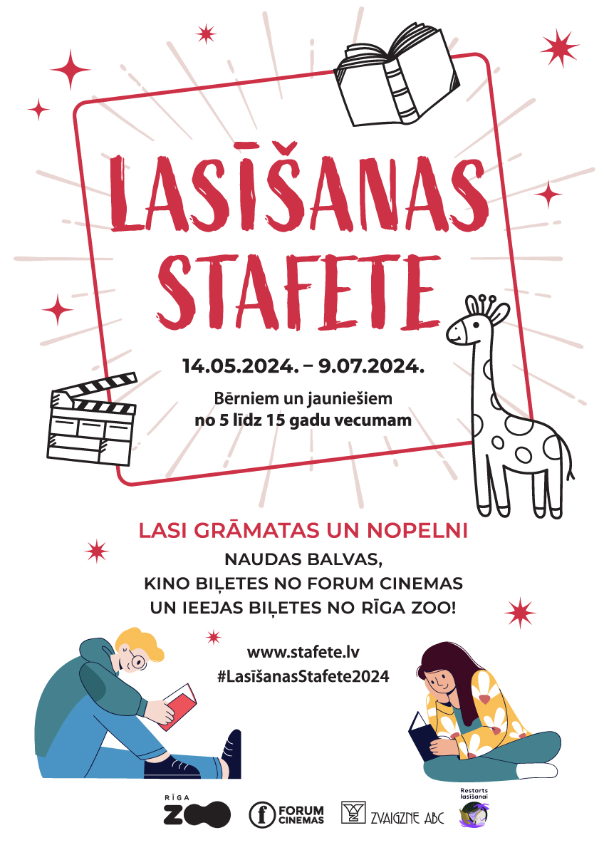 Lasīšanas stafete 2024