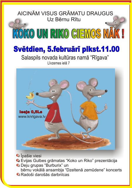 Koko un Riko ciemos nāk!